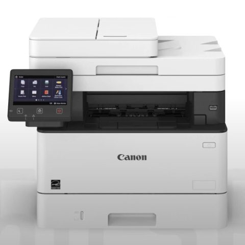 Máy in laser đen trắng đa năng Canon MF445DW (In đảo mặt Copy  Scan ADF Fax A4 A5  USB LAN WIFI)